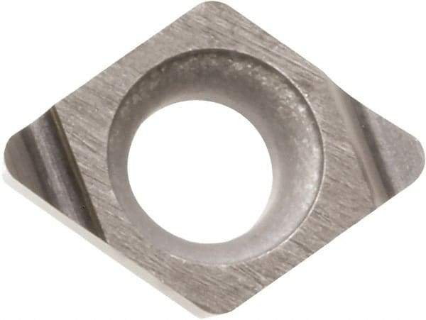 Kyocera - JCGT110902 F Grade KW10 Carbide Turning Insert - Uncoated, 70° Diamond, 3.5052mm Inscr Circle, 1.397mm Thick, 0.004" Corner Radius - Eagle Tool & Supply