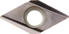 Kyocera - DCGT32.50.2 J Grade PR1225 Carbide Turning Insert - Megacoat Finish, 55° Diamond, 3/8" Inscr Circle, 5/32" Thick, 0.004" Corner Radius - Eagle Tool & Supply