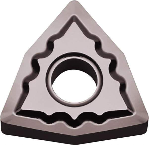 Kyocera - WNGG431 TK Grade SW05 Carbide Turning Insert - Uncoated, 80° Trigon, 1/2" Inscr Circle, 3/16" Thick, 1/64" Corner Radius - Eagle Tool & Supply