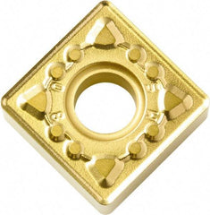 Kyocera - SNMG433 MS Grade CA6525 Carbide Turning Insert - TiCN/Al2O3/TiN Finish, 90° Square, 1/2" Inscr Circle, 3/16" Thick, 3/64" Corner Radius - Eagle Tool & Supply