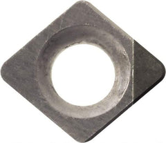 Kyocera - CCMW21.51 Grade KBN525 CBN Turning Insert - Uncoated, 80° Diamond, 1/4" Inscr Circle, 3/32" Thick, 1/64" Corner Radius - Eagle Tool & Supply