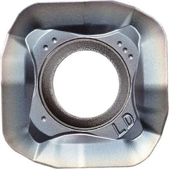 Kyocera - SOMT100420 LD Grade PR1535 Carbide Milling Insert - Megacoat Nano Finish, 4.58mm Thick, 10.45mm Inscribed Circle - Eagle Tool & Supply