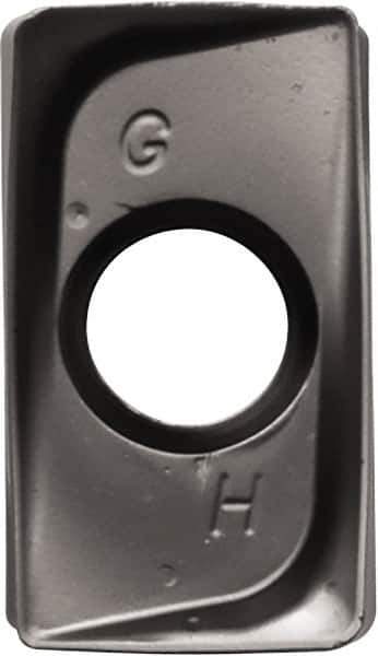 Kyocera - LOMU100408 GH Grade PR1525 Carbide Milling Insert - Megacoat Nano Finish, 4mm Thick, 0.8mm Corner Radius - Eagle Tool & Supply