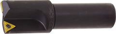 Kyocera - 0.44 Inch Diameter, Interchangeable Pilot, Weldon Flat 3/4 Inch Shank Diameter, 1 Insert, Indexable Counterbore - 2.9 Inch Overall Length, TCMT 18151 Insert - Eagle Tool & Supply