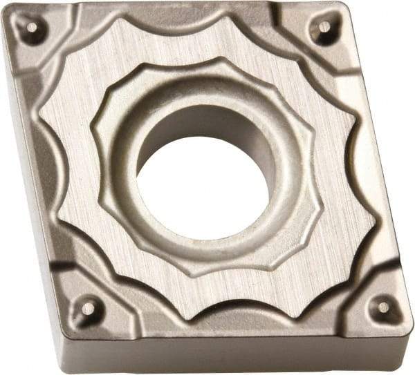 Kyocera - CNMG432 GP Grade CA515 Carbide Turning Insert - TiCN/Al2O3/TiN Finish, 80° Diamond, 1/2" Inscr Circle, 3/16" Thick, 1/32" Corner Radius - Eagle Tool & Supply