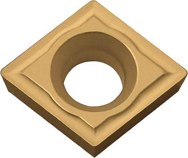 Kyocera - CPMH2.51.51 Grade CA4515 Carbide Turning Insert - TiCN/Al2O3 Finish, 80° Diamond, 5/16" Inscr Circle, 3/32" Thick, 1/64" Corner Radius - Eagle Tool & Supply
