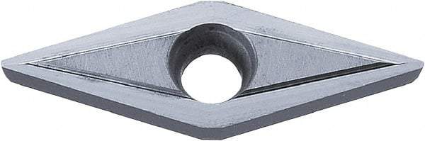 Kyocera - VCGT220.5 Z Grade TN60 Cermet Turning Insert - Uncoated, 35° Diamond, 1/4" Inscr Circle, 1/8" Thick, 0.008" Corner Radius - Eagle Tool & Supply