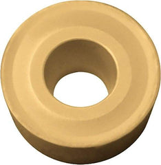 Kyocera - RCMX1003M0 Grade TN60 Cermet Turning Insert - Uncoated, Round, 10mm Inscr Circle, 1/8" Thick - Eagle Tool & Supply