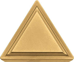 Kyocera - TPMR321 Grade TN60 Cermet Turning Insert - Uncoated, 60° Triangle, 3/8" Inscr Circle, 1/8" Thick, 1/64" Corner Radius - Eagle Tool & Supply
