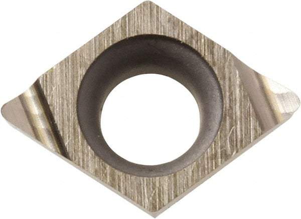 Kyocera - JCET11091 FSF Grade PR930 Carbide Turning Insert - TiCN Finish, 70° Diamond, 3.5052mm Inscr Circle, 1.397mm Thick, 1/64" Corner Radius - Eagle Tool & Supply