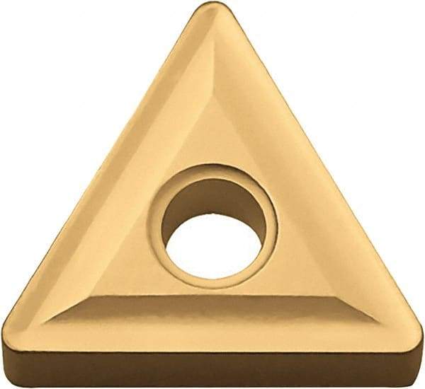 Kyocera - TNMG433 Grade CA530 Carbide Turning Insert - TiCN/Al2O3/TiN Finish, 60° Triangle, 1/2" Inscr Circle, 3/16" Thick, 3/64" Corner Radius - Eagle Tool & Supply