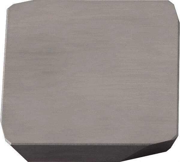 Kyocera - SPCN63 Grade TN100M Cermet Milling Insert - TiCN/NbC Finish, 3/16" Thick, 3/4" Inscribed Circle - Eagle Tool & Supply