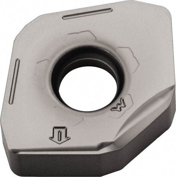 Kyocera - PNEU1205 W Grade PR1510 Carbide Milling Insert - Megacoat Nano Finish, 5.56mm Thick - Eagle Tool & Supply