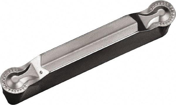 Kyocera - 4020GDM CM Grade PR1215, 4mm Cutting Width Carbide Grooving Insert - Neutral, 2mm Corner Radius, Megacoat Finish - Eagle Tool & Supply