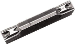 Kyocera - 3020GDM GL Grade PR1225, 3mm Cutting Width Carbide Grooving Insert - Neutral, 0.4mm Corner Radius, Megacoat Finish - Eagle Tool & Supply