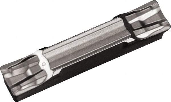 Kyocera - 4020GDFM GM Grade PR1225, 4mm Cutting Width Carbide Grooving Insert - Neutral, 0.4mm Corner Radius, Megacoat Finish - Eagle Tool & Supply