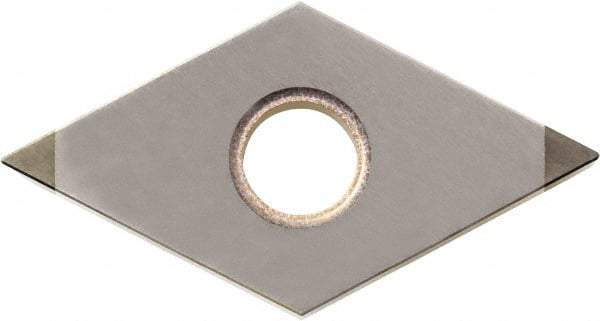 Kyocera - DNGA430.5 Grade KBN510 CBN Turning Insert - Uncoated, 55° Diamond, 1/2" Inscr Circle, 3/16" Thick, 0.008" Corner Radius - Eagle Tool & Supply