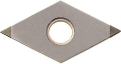 Kyocera - DNGA432 Grade KBN60M CBN Turning Insert - Megacoat Finish, 55° Diamond, 1/2" Inscr Circle, 3/16" Thick, 1/32" Corner Radius - Eagle Tool & Supply