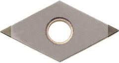 Kyocera - DNGA435 Grade KBN05M CBN Turning Insert - Megacoat Finish, 55° Diamond, 1/2" Inscr Circle, 3/16" Thick, 5/64" Corner Radius - Eagle Tool & Supply