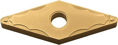 Kyocera - VNMG331 GP Grade CA530 Carbide Turning Insert - TiCN/Al2O3/TiN Finish, 35° Diamond, 3/8" Inscr Circle, 3/16" Thick, 1/64" Corner Radius - Eagle Tool & Supply