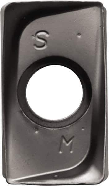 Kyocera - LOMU150508 SM Grade PR1525 Carbide Milling Insert - Megacoat Nano Finish, 5.6mm Thick, 0.8mm Corner Radius - Eagle Tool & Supply