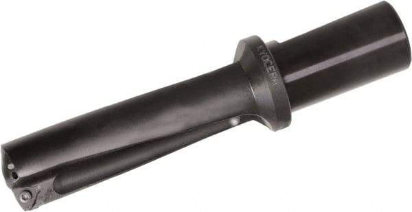 Kyocera - 2.83" Max Drill Depth, 0.945" Diam, Indexable Insert Drill - 2 Inserts, 1" Shank Diam, Whistle Notch Shank - Eagle Tool & Supply