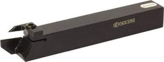 Kyocera - KGM, External, Right Hand, 16.002mm Max Depth of Cut, 2 to 3mm Groove Width, Indexable Grooving Tool Holder - Multiple Insert Compatibility, 10mm Shank Height, 10mm Shank Width, 120mm OAL - Eagle Tool & Supply