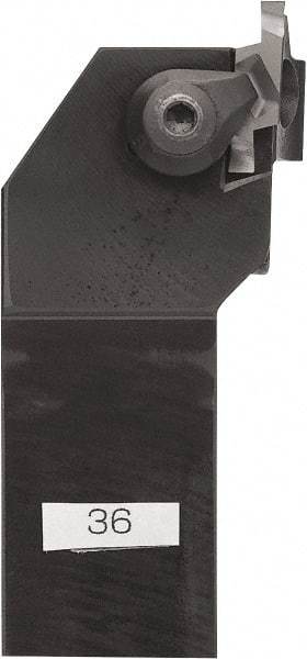 Kyocera - GFVS, External, Right Hand, 8.1026mm Max Depth of Cut, 2.4892 to 5.9944mm Groove Width, Indexable Grooving Tool Holder - GVF... C Insert Compatibility, 25mm Shank Height, 25mm Shank Width, 150mm OAL - Eagle Tool & Supply