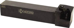 Kyocera - MTGN, Right Hand Cut, 90° Lead Angle, 1" Shank Height x 1" Shank Width, Negative Rake Indexable Turning Toolholder - 6" OAL, TN.. 43.. Insert Compatibility, Series MTGN - Eagle Tool & Supply