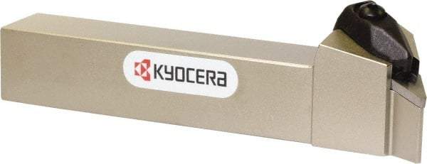 Kyocera - DVPN, Right Hand Cut, 117.50° Lead Angle, 20mm Shank Height x 20mm Shank Width, Negative Rake Indexable Turning Toolholder - 125mm OAL, VN.. 33 Insert Compatibility, Series DVPN - Eagle Tool & Supply