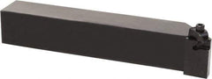 Kyocera - KKC, External, Right Hand, 0.294" Max Depth of Cut, 0.031 to 1/4" Groove Width, Indexable Grooving Tool Holder - KC.. 20.., KC.. 21.., KC.. 30.., KC.. 31.., KC.. 41.., KC.. 42.. Insert Compatibility, 1" Shank Height, 1" Shank Width, 6" OAL - Eagle Tool & Supply