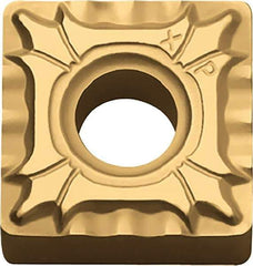 Kyocera - SNMG432 XP Grade CA525 Carbide Turning Insert - TiCN/Al2O3/TiN Finish, 90° Square, 1/2" Inscr Circle, 3/16" Thick, 1/32" Corner Radius - Eagle Tool & Supply