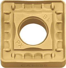 Kyocera - SNMM432 PX Grade CA530 Carbide Turning Insert - TiCN/Al2O3/TiN Finish, 90° Square, 1/2" Inscr Circle, 3/16" Thick, 1/32" Corner Radius - Eagle Tool & Supply