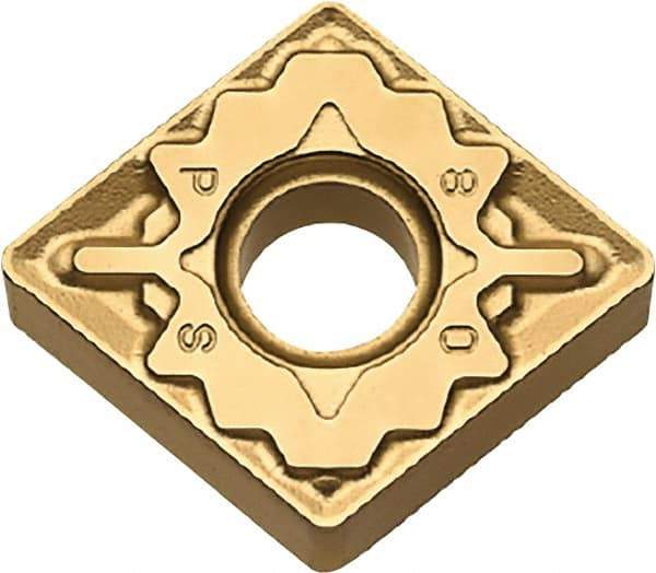 Kyocera - CNMG544 PS Grade CA530 Carbide Turning Insert - TiCN/Al2O3/TiN Finish, 80° Diamond, 5/8" Inscr Circle, 1/4" Thick, 1/16" Corner Radius - Eagle Tool & Supply