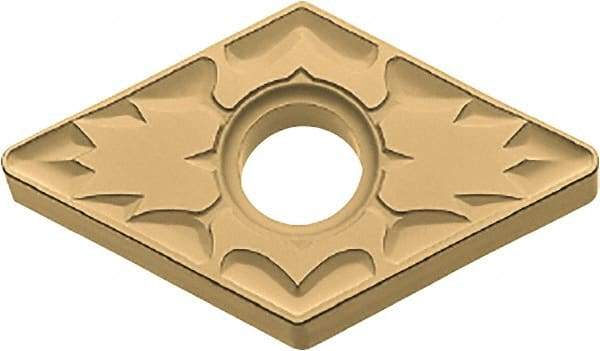 Kyocera - DNMG443 ZS Grade CA4515 Carbide Turning Insert - TiCN/Al2O3 Finish, 55° Diamond, 1/2" Inscr Circle, 1/4" Thick, 3/64" Corner Radius - Eagle Tool & Supply
