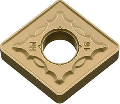 Kyocera - CNMG644 PH Grade CA525 Carbide Turning Insert - TiCN/Al2O3/TiN Finish, 80° Diamond, 3/4" Inscr Circle, 1/4" Thick, 1/16" Corner Radius - Eagle Tool & Supply