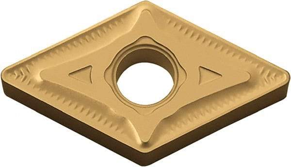 Kyocera - DNMG432 GC Grade CA4515 Carbide Turning Insert - TiCN/Al2O3 Finish, 55° Diamond, 1/2" Inscr Circle, 3/16" Thick, 1/32" Corner Radius - Eagle Tool & Supply