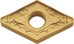 Kyocera - DNMM443 PX Grade CA515 Carbide Turning Insert - TiCN/Al2O3/TiN Finish, 55° Diamond, 1/2" Inscr Circle, 1/4" Thick, 3/64" Corner Radius - Eagle Tool & Supply