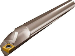 Kyocera - 0.413" Min Bore Diam, 5" OAL, 0.312" Shank Diam, S-SCLP-A Indexable Boring Bar - 0.63" Max Bore Depth, CPGT 215 Insert, Screw Holding Method - Eagle Tool & Supply