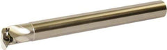 Kyocera - 25mm Min Bore Diam, 200mm OAL, 20mm Shank Diam, A-SVZC(B)-AE Indexable Boring Bar - 40.5mm Max Bore Depth, VBET 22.., VBGT 22.., VBGW 22.., VBMT 22.., VCGT 22.., VCMT 22.. Insert, Screw Holding Method - Eagle Tool & Supply
