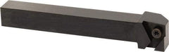 Kyocera - KTGF, External, Right Hand, 2.5mm Max Depth of Cut, 0.33 to 2.5mm Groove Width, Indexable Grooving Tool Holder - TGF32.. Insert Compatibility, 12mm Shank Height, 12mm Shank Width, 85mm OAL - Eagle Tool & Supply