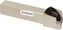 Kyocera - DWLN, Left Hand Cut, 95° Lead Angle, 3/4" Shank Height x 3/4" Shank Width, Negative Rake Indexable Turning Toolholder - 4-1/2" OAL, WN.. 33.. Insert Compatibility, Series DWLN - Eagle Tool & Supply