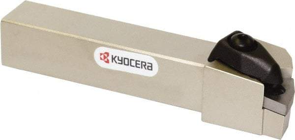 Kyocera - DWLN, Right Hand Cut, 95° Lead Angle, 3/4" Shank Height x 3/4" Shank Width, Negative Rake Indexable Turning Toolholder - 4-1/2" OAL, WN.. 33.. Insert Compatibility, Series DWLN - Eagle Tool & Supply
