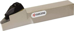 Kyocera - DVLN, Right Hand Cut, 95° Lead Angle, 25mm Shank Height x 25mm Shank Width, Negative Rake Indexable Turning Toolholder - 150mm OAL, VN.. 33 Insert Compatibility, Series DVLN - Eagle Tool & Supply