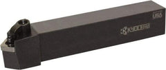 Kyocera - MSSN, Right Hand Cut, 45° Lead Angle, 1" Shank Height x 1" Shank Width, Negative Rake Indexable Turning Toolholder - 6" OAL, SN.. 43.., SNG 43.., SNM 43.., SNU 43.. Insert Compatibility, Series MSSN - Eagle Tool & Supply
