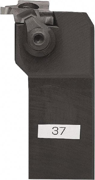 Kyocera - GFVT, External, Right Hand, 4.5974mm Max Depth of Cut, 2.4892 to 5.9944mm Groove Width, Indexable Grooving Tool Holder - GVF... B, GVF... BR Insert Compatibility, 20mm Shank Height, 20mm Shank Width, 125mm OAL - Eagle Tool & Supply