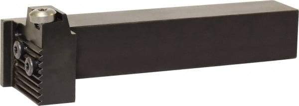 Kyocera - KGDS, External, Left Hand, 10mm Max Depth of Cut, 3mm Max Groove Width, Indexable Grooving Tool Holder - Multiple Insert Compatibility, 20mm Shank Height, 20mm Shank Width, 122mm OAL - Eagle Tool & Supply