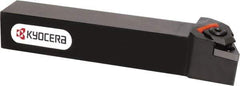 Kyocera - WTJN, Left Hand Cut, 93° Lead Angle, 20mm Shank Height x 20mm Shank Width, Negative Rake Indexable Turning Toolholder - 125mm OAL, TN.. 33.. Insert Compatibility, Series WTJN - Eagle Tool & Supply