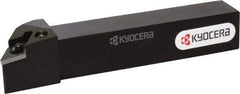 Kyocera - PDJN, Left Hand Cut, 93° Lead Angle, 25mm Shank Height x 25mm Shank Width, Negative Rake Indexable Turning Toolholder - 150mm OAL, DN.. 43.. Insert Compatibility, Series PDJN - Eagle Tool & Supply