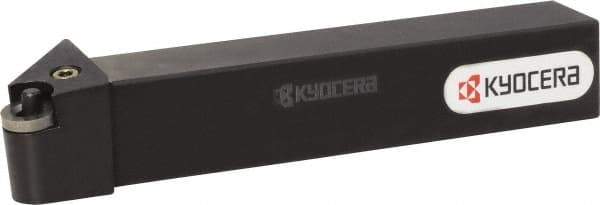 Kyocera - PRGN, Right Hand Cut, 90° Lead Angle, 25mm Shank Height x 25mm Shank Width, Negative Rake Indexable Turning Toolholder - 150mm OAL, RN.. 43.. Insert Compatibility, Series PRGN - Eagle Tool & Supply